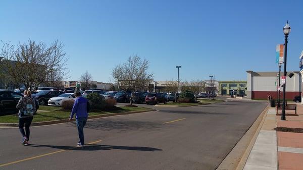 Looking out over Eastwood Towne Center