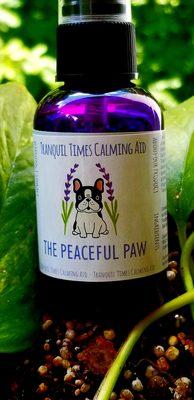 All- natural Calming Aid for Dogs. Handcrafted by The Peaceful Paw in Charlotte, NC