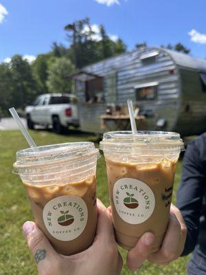 The local hive and a honey latte