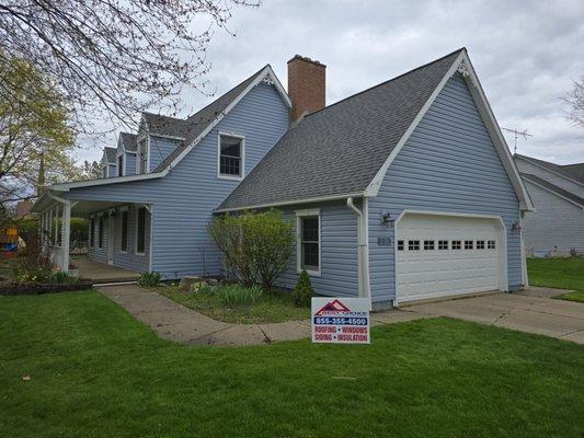 Siding installation