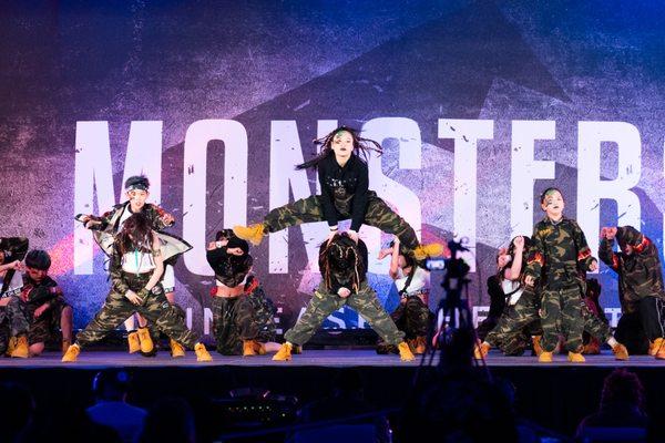 Students' performance at Monsters Hiphop Competition