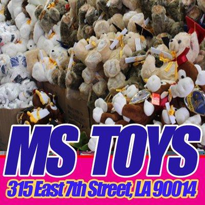 MS TOYS in Los Angeles, Ca Stuffed Animals, Party Supplies and more! #toys #losangeles #partysupplies #bautiso #baptism #seasonal #holidayMS