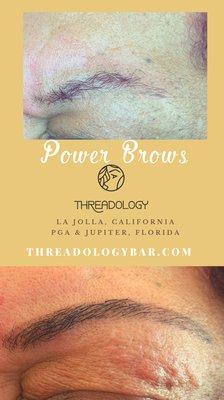 #powerbrows #hennabrows Instagram: @browsthatgowow Threading & Henna Brow Service. Last up to 14 days on skin and up to 6 weeks on hair.