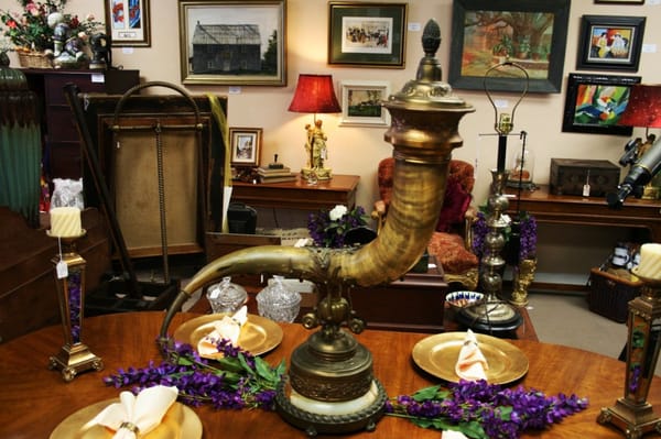 A variety of fine jewelry, antiques, vintage items, decorative arts and more!