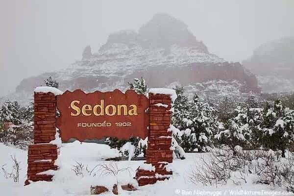 Snowy Sedona