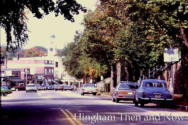 Main St Hingham MA mid 1970's