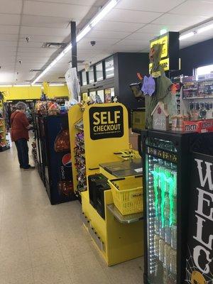 Registers inside checkout