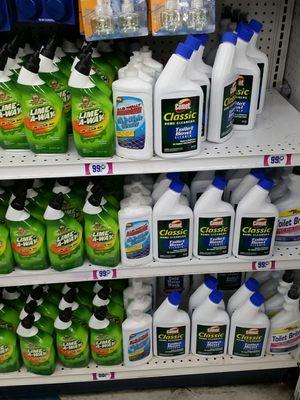 Cleaning supplies