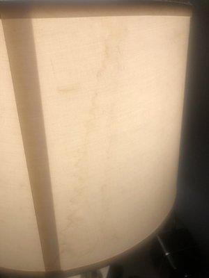 Stain on lamp