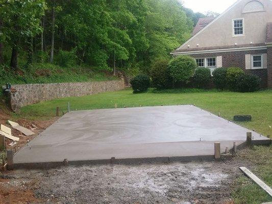 20x30 slab for a building