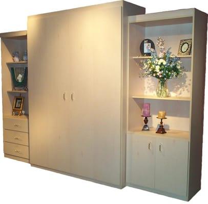 one of our basic Bi-Fold door style Murphy Beds