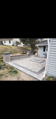 Paver patio.