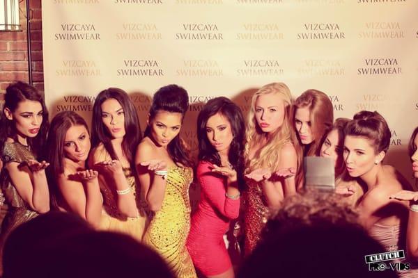 Vizcaya Swimwear Red Carpet shoot.