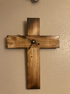 Beautiful Cross Clock