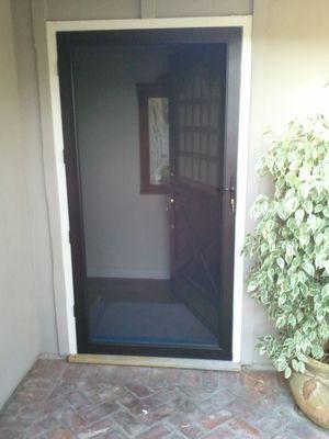 STAINLESS STEEL MESH SECURITY DOOR