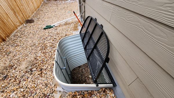 Metal Grate Window Well covers | Emergency Escape Hatch.