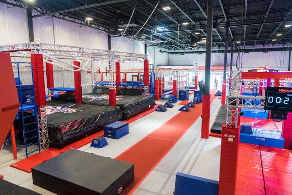 World-class obstacles at Ninja Nation for having fun, challenging yourself to be awesome.