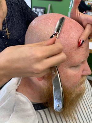 Straight Razor Shave