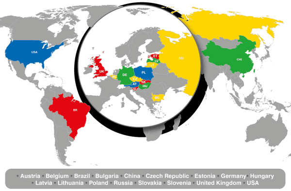 more than 45 branches worldwide with local native translators