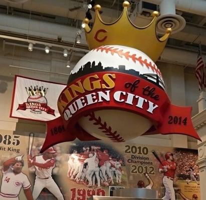 Display at Cincinnati Reds Hall of Fame Museum.