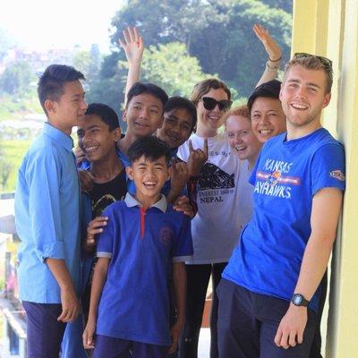 We volunteer in schools across Asia and South America