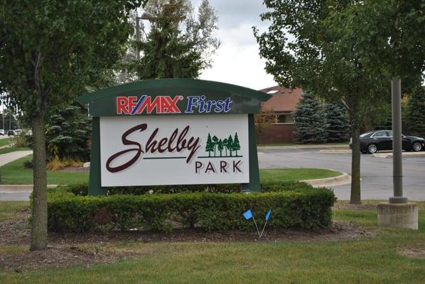 We are located in the Shelby Park complex