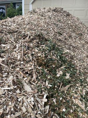 Instead of paying to get rid of their green waste they falsely advertised it as mulch