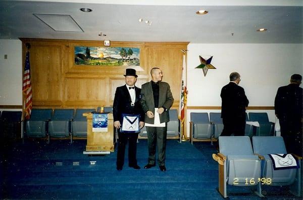 The day I was "raised" at Liberty Lodge #299