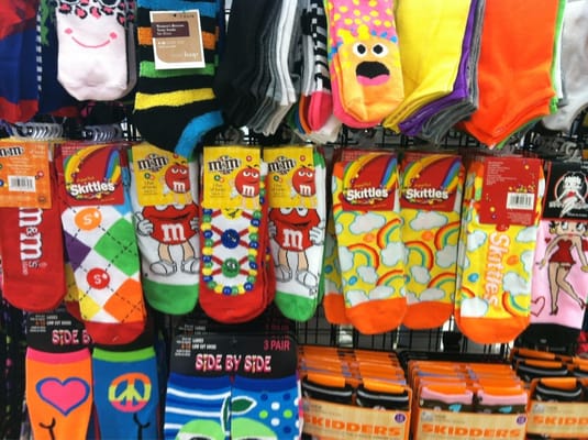 Skittles socks...you know you want them!!