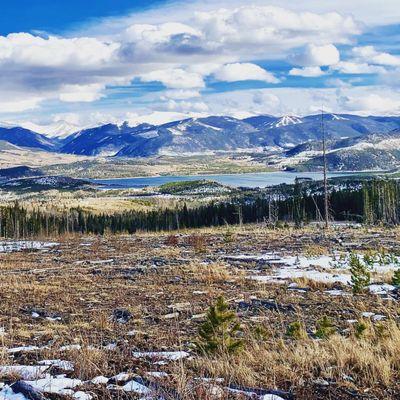 View from Lilly Pad hiking trail- Silverthorne CO