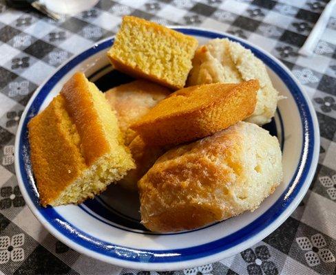 Biscuits & corn bread