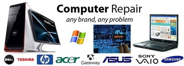 Most brand computer repairs