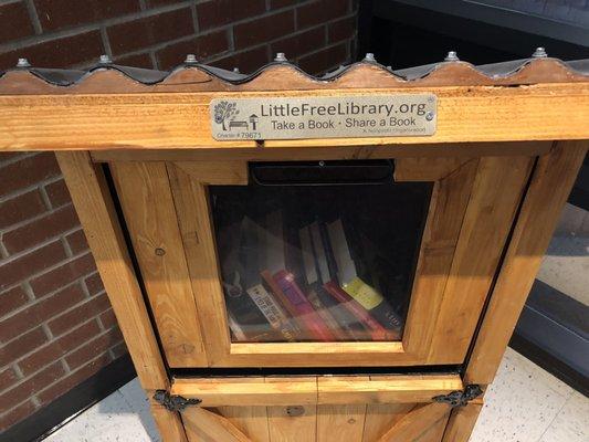 Monday, June 3, 2019: front of library box.