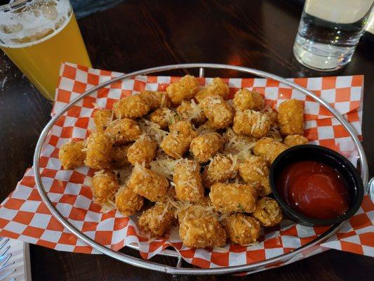 Truffle Garlic Tater Tots