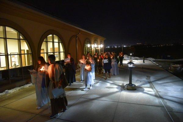 Las Posadas at St. Dominic
 
 #youth #children