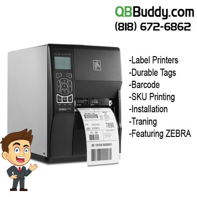 QBBuddy.com Featuring ZEBRA Label Printing, RFID Encoders.  Durable Tags and more.  Sales of Hardware and Supplies