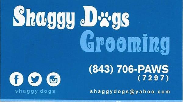 Come on over to get your Shaggy Dogs looking and feeling marvelous again!