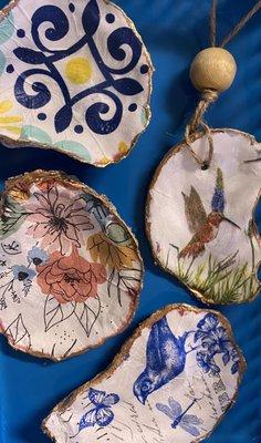 Oyster Decoupage