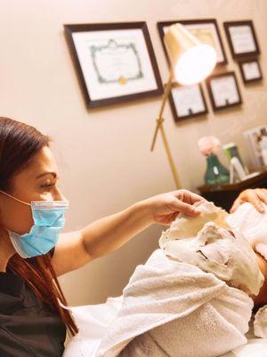 Our facial treatments are customized to client's needs. We specialize in Anti-aging treatments.