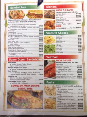 Menu page 2