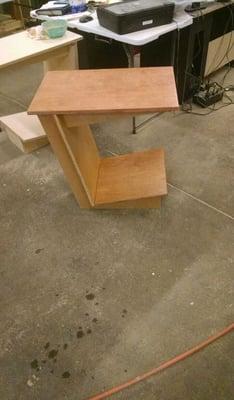 End table that I made to sell