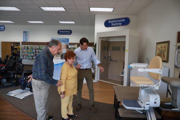 Health System Services Home Modification team installs stair lifts for mobility and safety needs for your aging loved ones.