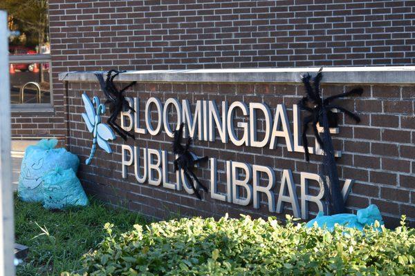 BPL decked out for the BOO!-mingdale Halloween Drive Thru