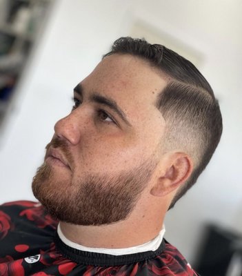 Combover cut done by Noah