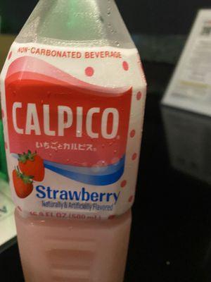 One of the flavored calpico drinks they have