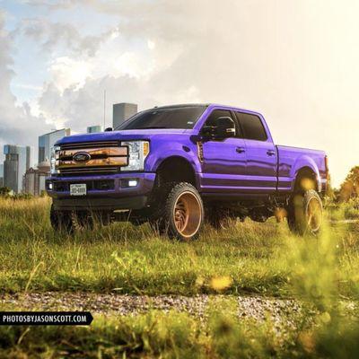 Purple chrome F250