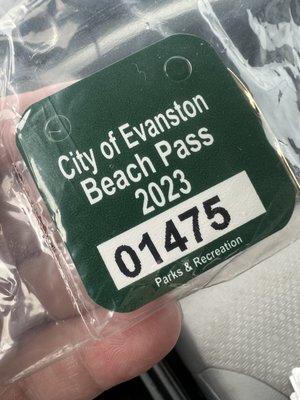 Beach pass, they act like they are handing out gold bars.