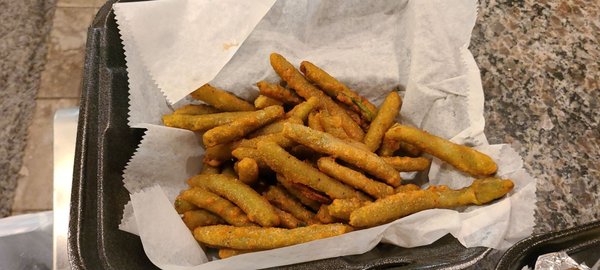 Fried green beans