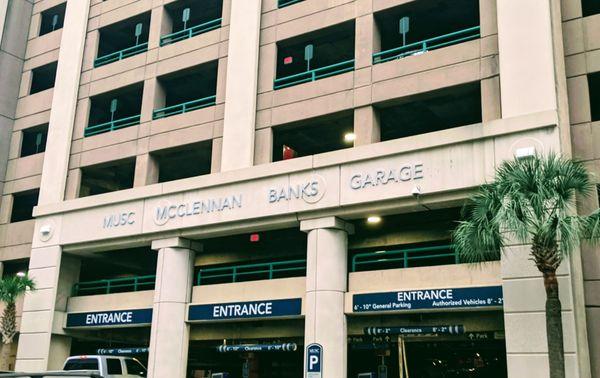 MUSC Health McClennan Banks Parking Garage