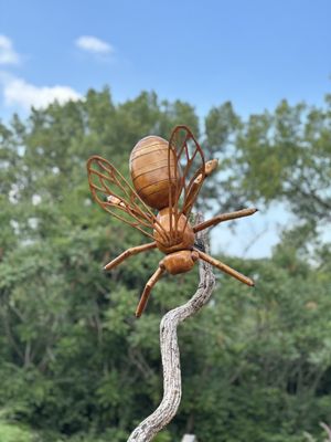 Wooden bug, was this also a bee?  Can't recall.